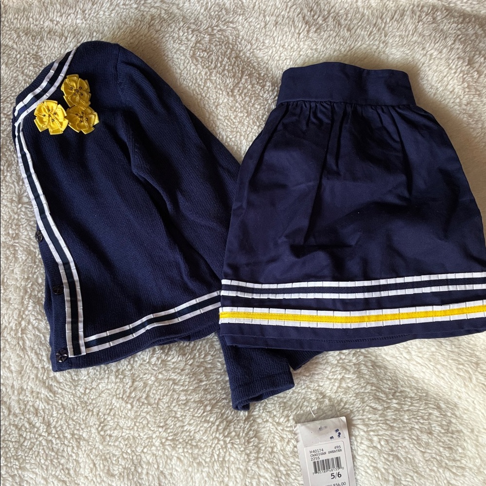 Heartstrings Cardigan and Skirt Set